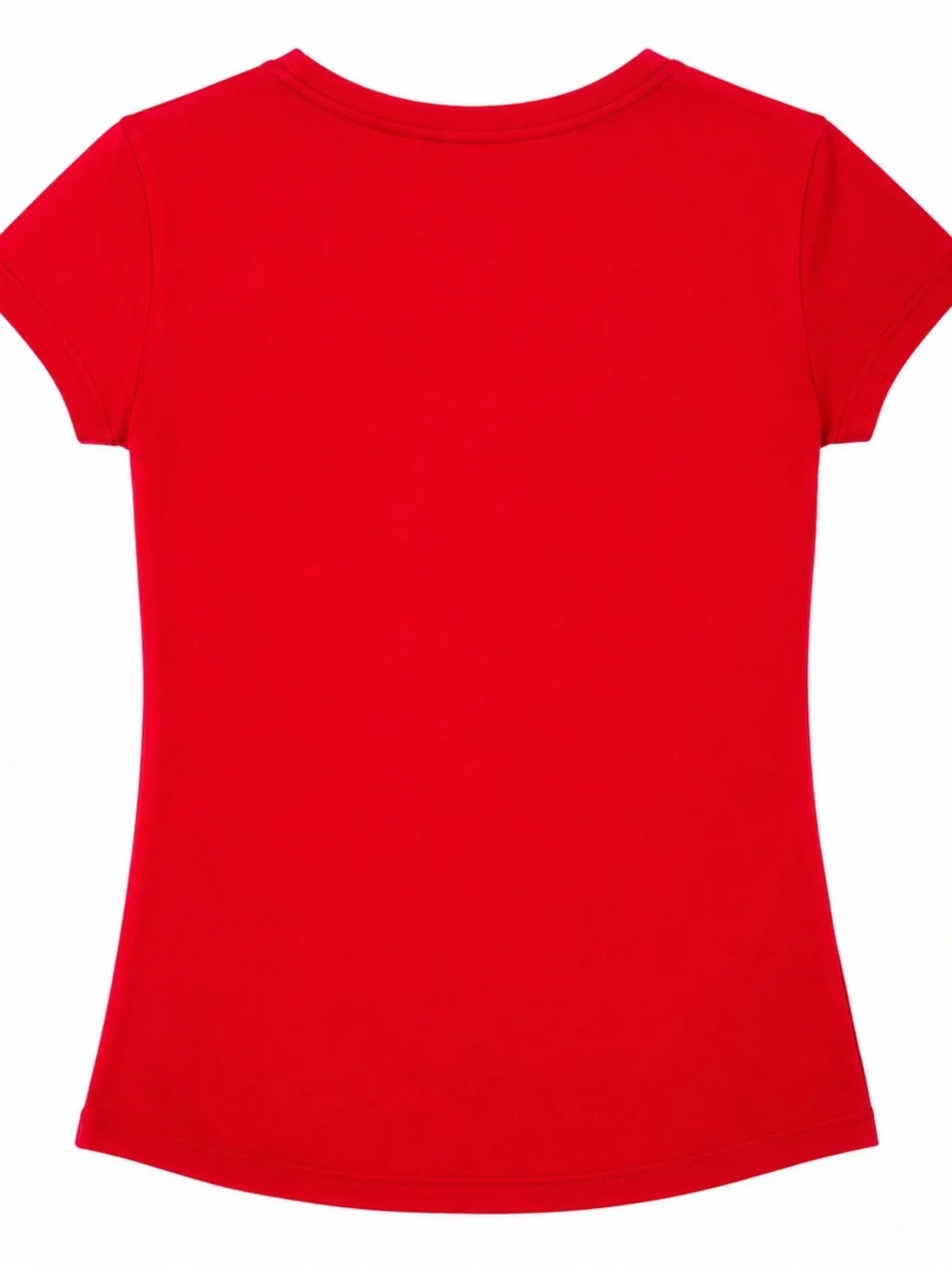 Justice Red Short-Sleeve 'I Speak French (Fries)' Graphic Tee